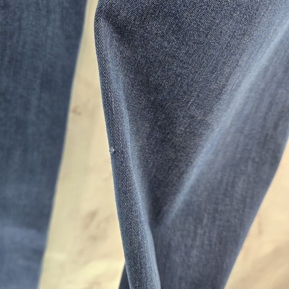 Betabrand Jeans Womens Medium Long Dark Wash Straight Denim Jegging High Rise - Picture 9 of 11